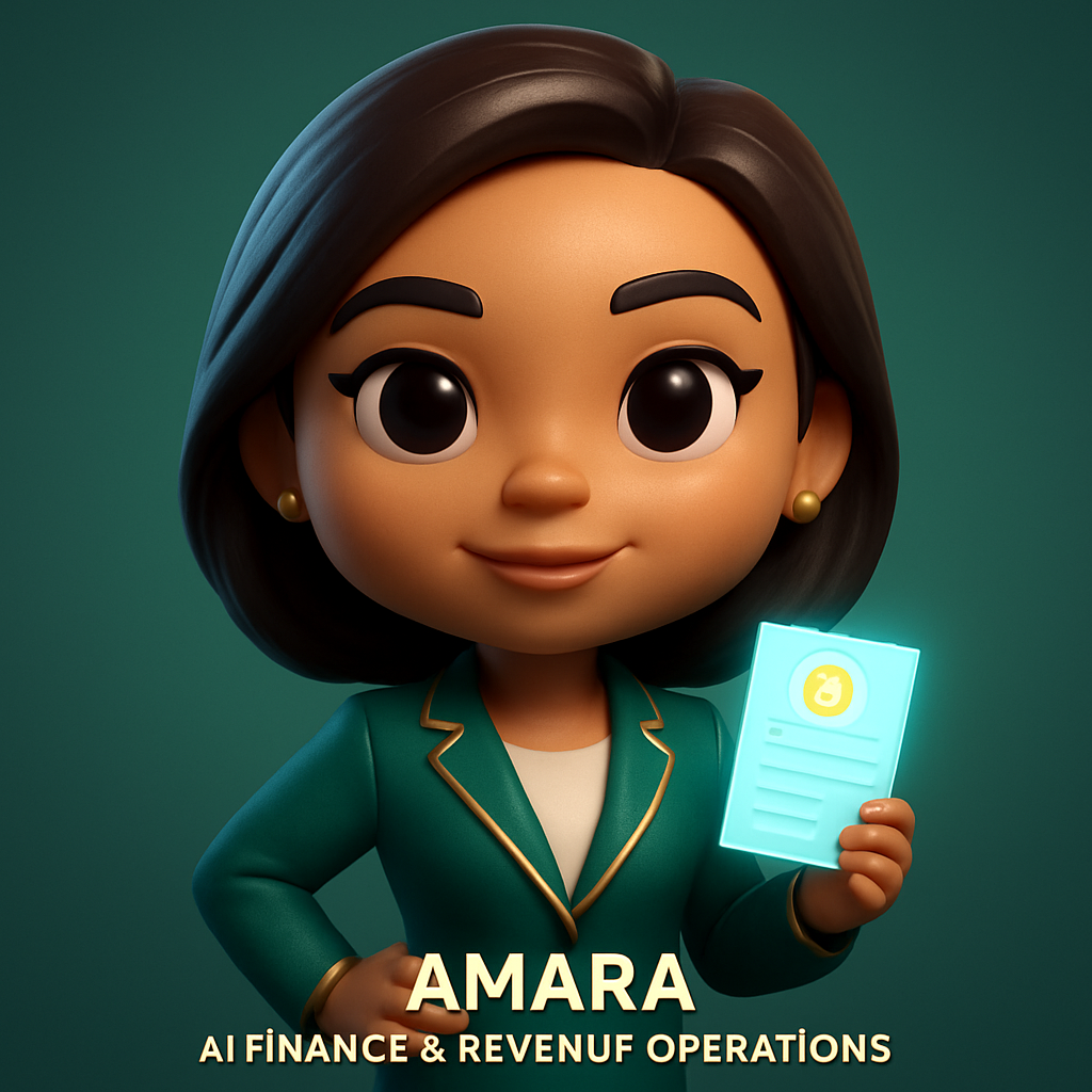 Amara, Finance Employee